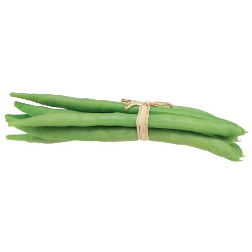položky Dekorativní fazole Umělá zelenina Zelená Real Touch 17cm 6 ks