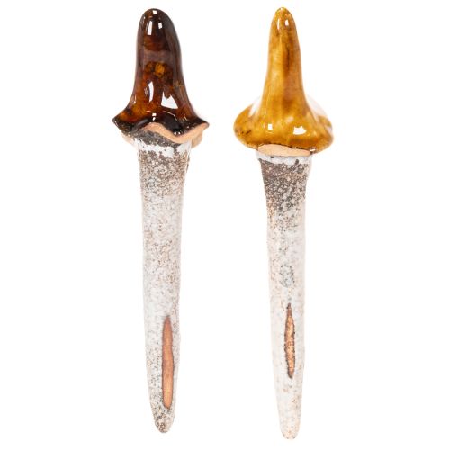 Dekorativní figurka zahradního trpaslíka do květináčů, 16 cm, 2 kusy | Floristik24.cz