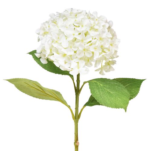 položky Dekorativní hortenzie umělá bílá sněhová koule hortenzie 65cm