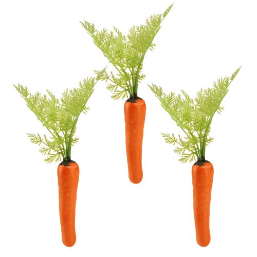 položky Dekorativní mrkev umělá zelenina L30cm 3 ks