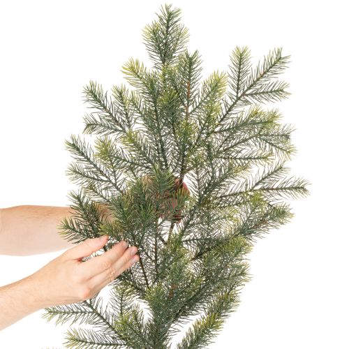 Girlanda z umělých jedlových větví pro kreativní floristiku, 175 cm | Floristik24.cz