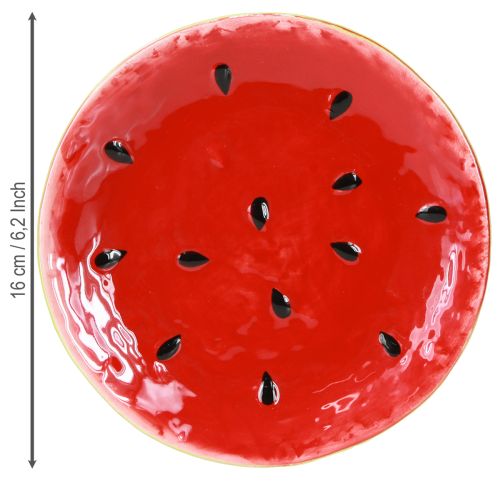 položky Dekorativní talíř Keramický talíř Meloun keramický Ø16cm 2ks