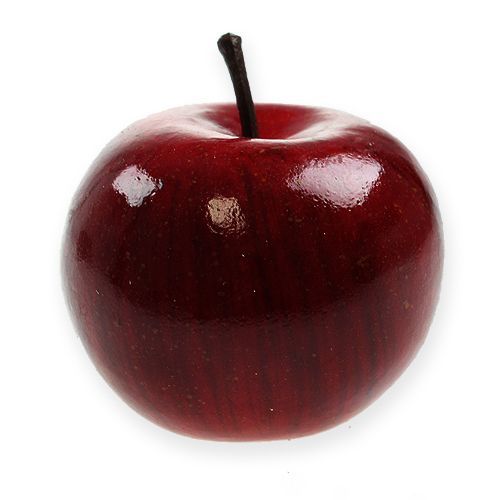 položky Umělá jablka červená, lesklá 6cm 6ks