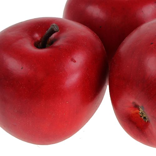 položky Dekorativní jablko červená 6,5cm 12 ks