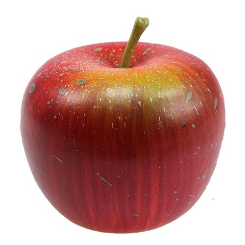 položky Dekorativní jablka 4cm tmavě červená 6ks