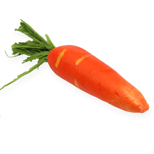 Floristik24 Dekorativní mrkev oranžová 8cm 12ks