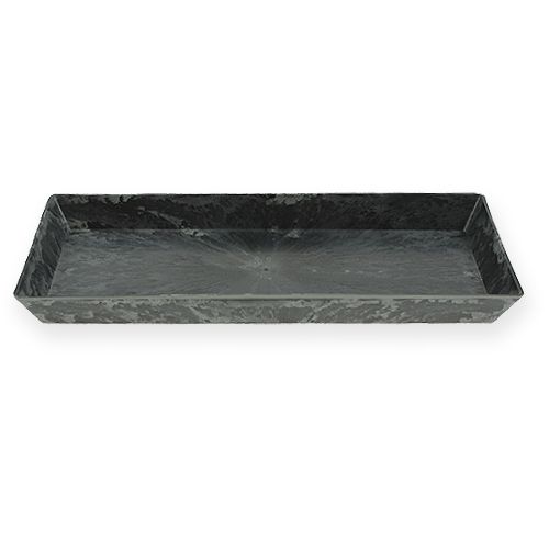 Dekorativní tác antracit 27cm x 12cm