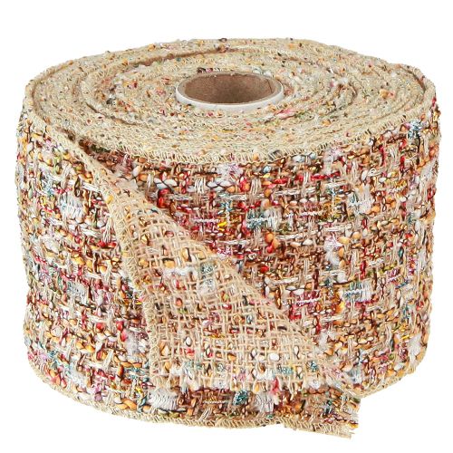 položky Ozdobná stuha bižuterní stuha barevný třpytivý patchwork š70mm d5m