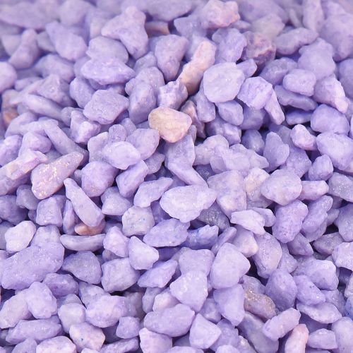 Floristik24 Dekorační granule lila dekorační kamínky fialová 2mm - 3mm 2kg