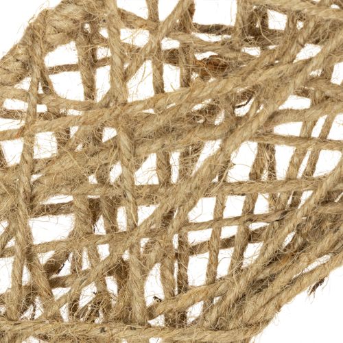 položky Dekorativní jutové kroužky, přírodní styl, závěsná dekorace, boho styl, Ø38cm, 2 kusy, kovové kroužky, dekorace na zeď, dekorace na okno
