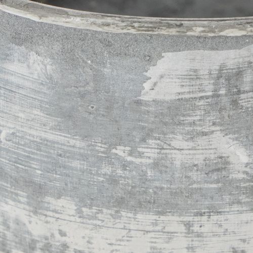 položky Dekorativní kovová miska, oválná, šedá, D 22,5/19,5/16 cm, sada 3 kusů