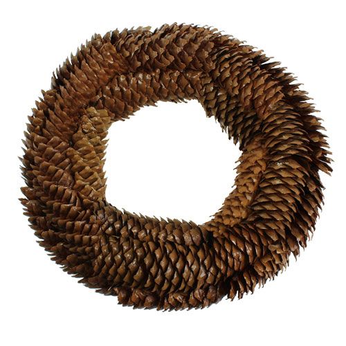 Věnec ze smrkových šišek Ø27cm