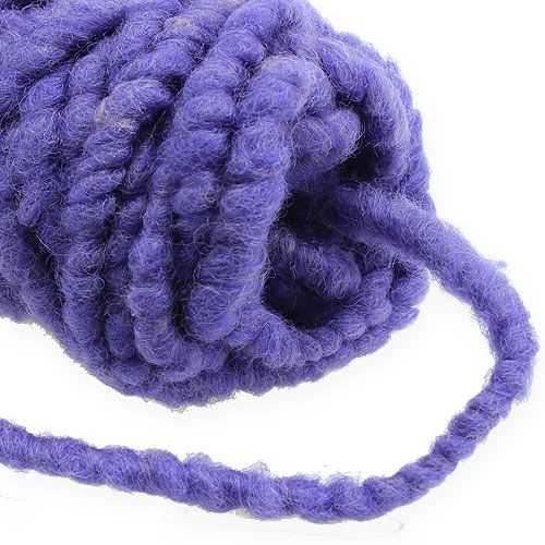 položky Filcový šňůrový fleece Mirabell 25m fialový