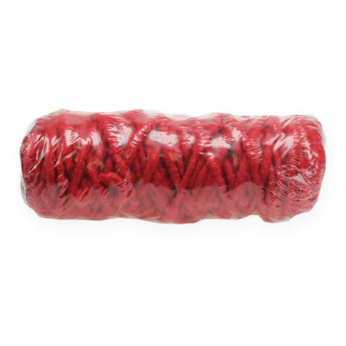 položky Filcový šňůrový fleece Mirabell 25m červený