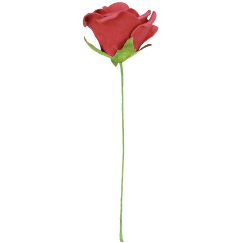 položky Foam Rose Foam Red Umělé růže 7,5cm 18 ks