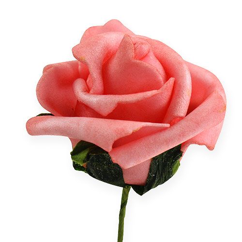 položky Pěnová růže Ø4,5cm růžová 36str