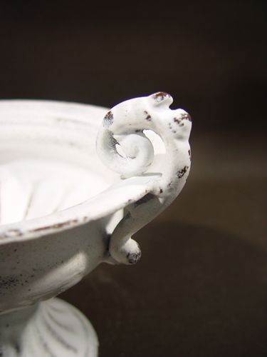 Floristik24 Šálek s uchem Ø 16cm H12,5cm bílý