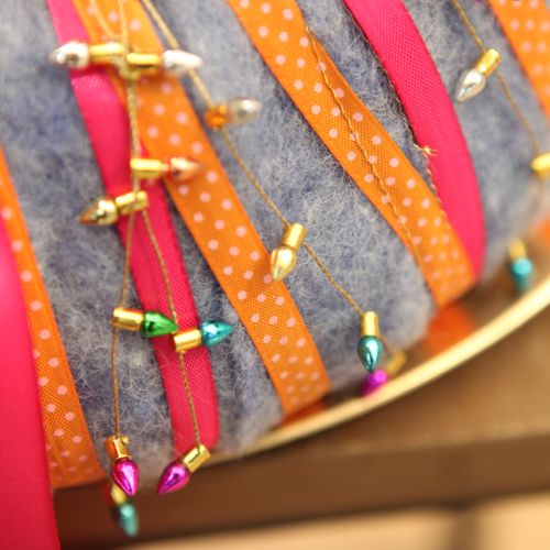 položky Dárková stuha puntíkovaná ozdobná stuha oranžová 10mm 25m