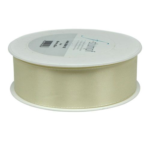 položky Dárková a dekorační stuha krémová 40mm 50m