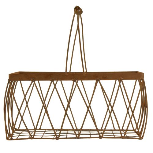 položky Síťovaný koš kovový koš rez vzhled 28x13,5x14cm 2ks