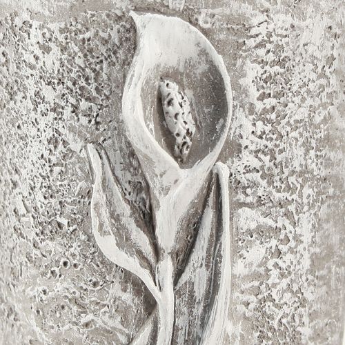 položky Hřbitovní váza šedá Váza s hrotem Design calla V32,5cm
