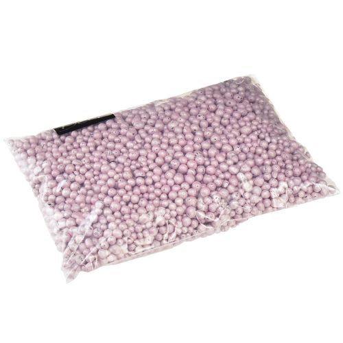 položky Brilantní ozdobné korálky 4mm - 8mm hliněné granule růžové 1l