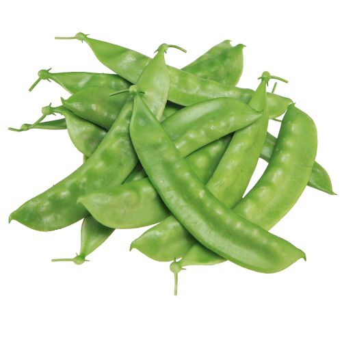 Zelený hrášek Umělé krmivo Zelenina 11,5 cm 24 ks