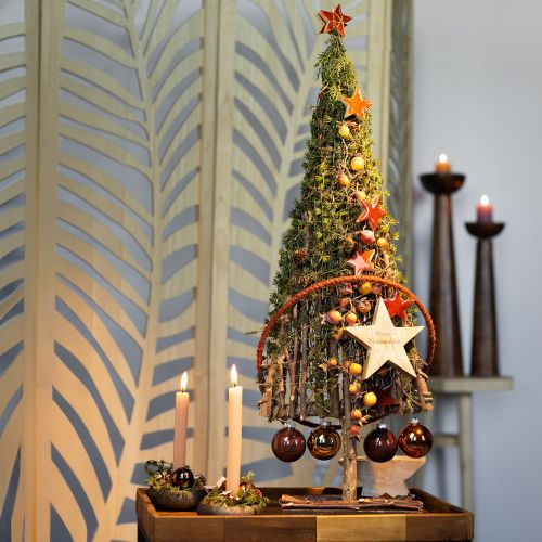 Floristik24 Šípková větvička žlutá/oranžová umělá větvička šípková dekorace L95cm