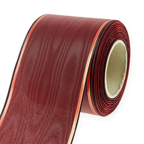 Věnec stuha Bordeaux 7,5cm 25m