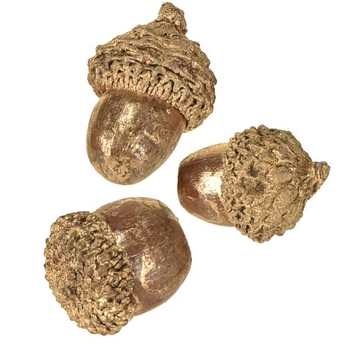 položky Zlaté podzimní plody, slavnostní podzimní dekorace, přírodní dekorativní žaludy, adventní dekorace Ø1,5 – 2,5 cm D1,5 – 3 cm 300 g