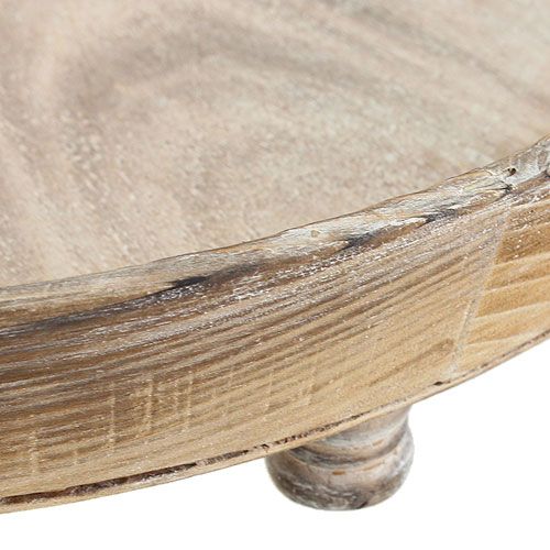 Floristik24 Dřevěná mísa hnědá Ø40cm