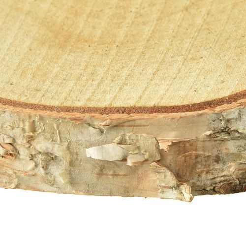 položky Dřevěné kotouče ozdobné kotouče bříza Ø15-18cm 3 ks