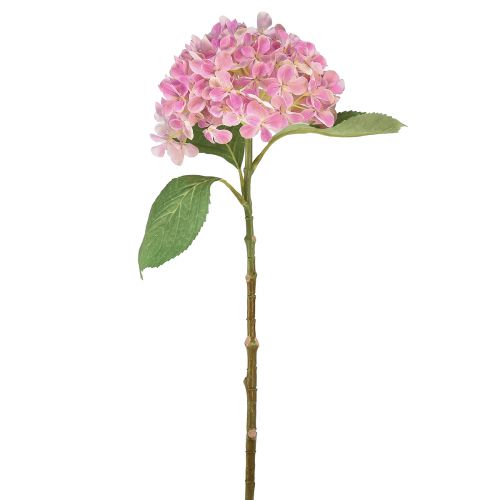 Floristik24 Hortenzie umělá růžová umělá květina růžová Ø15,5cm 45cm