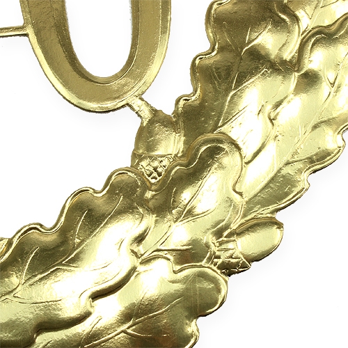 položky Výročí číslo 50 ve zlatě Ø40cm