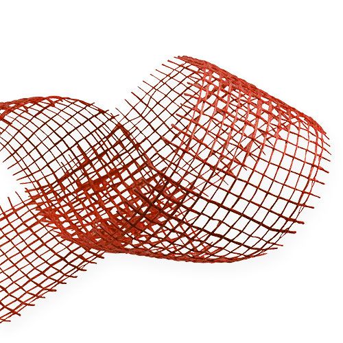 položky Jutová stuha červená 5cm 40m
