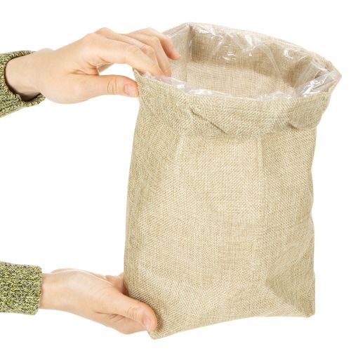 Jutová taška 20×10cm V30cm Dárková taška | Floristik24.cz