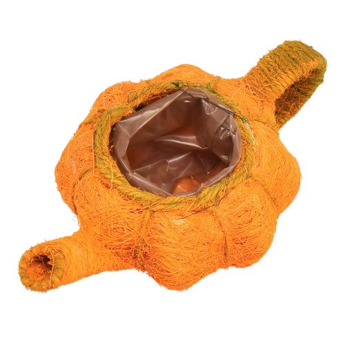 položky Květináč na výsadbu dýňové dekorace oranžová/žlutozelená Ø13cm
