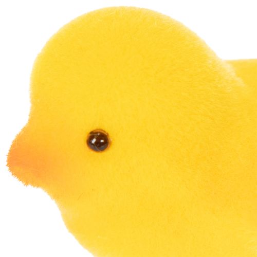 položky Malá velikonoční kuřátka, žlutooranžová, hejna, 4,5 cm vysoká, 18 kusů