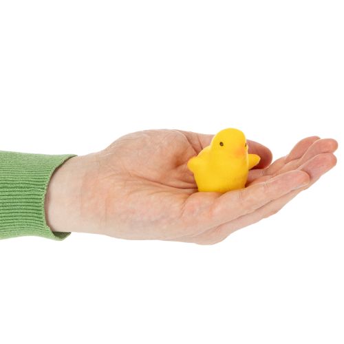 položky Malá velikonoční kuřátka, žlutooranžová, hejna, 4,5 cm vysoká, 18 kusů