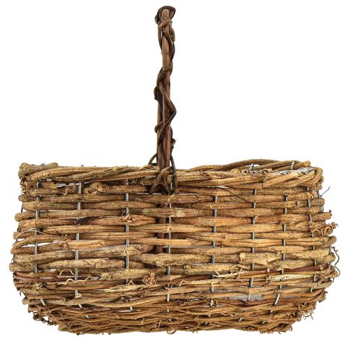 položky Koš na výsadbu s přírodním uchem vinné révy 25x14,5x24,5cm