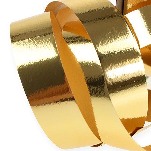 položky Lesklá curlingová stuha 19mm 100m zlatá