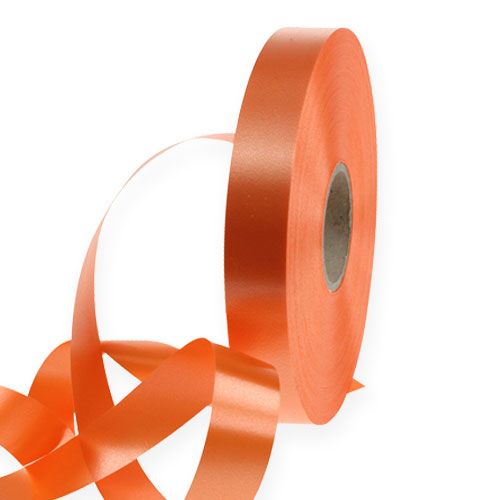 Floristik24 Curlingová stuha oranžová 19mm 100m