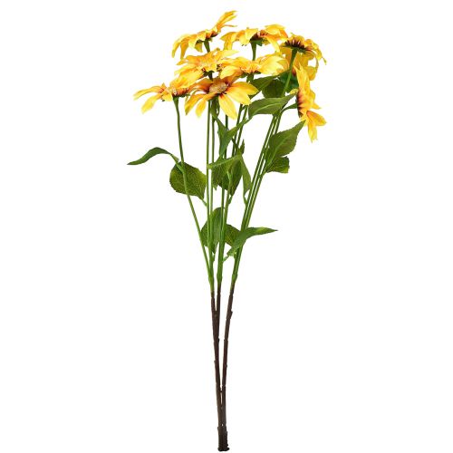 položky Umělé slunečnice dekorativní květiny žluté 79cm 3ks