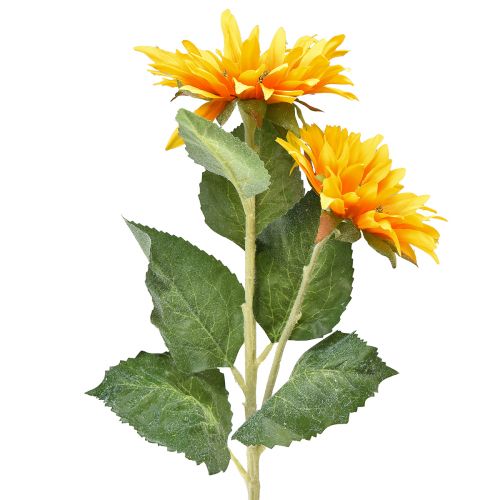 Floristik24 Umělé slunečnice žluté 80cm