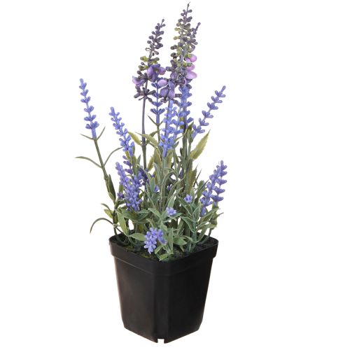 položky Umělá levandule v květináči Umělé rostliny 25 cm