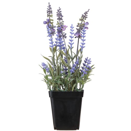 položky Umělá levandule v květináči Umělé rostliny 25 cm
