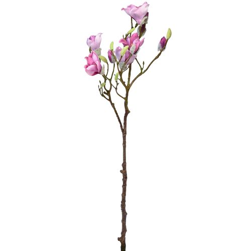 položky Umělý květ magnolie větev, magnolie růžová 92cm
