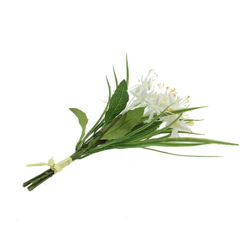 Floristik24 Dekorativní kytice bílá 28cm