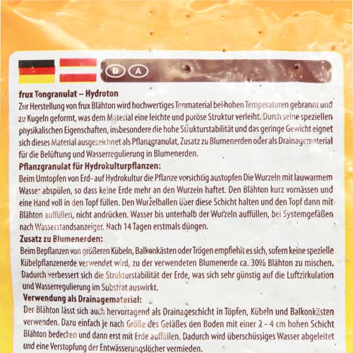 položky Lecaton clay granule expandovaný jíl 8-16 mm 5l