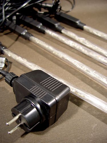 Floristik24 LED světelný řetěz sněhová vločka vánoční bílá 5m